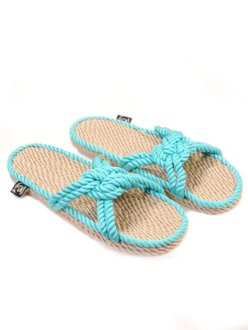 NWT- NOMADIC STATE OF MIND SAILOR KNOT ROPE SANDAL- Turquoise Rope Slide